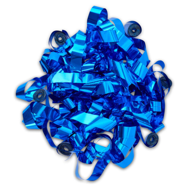 Blue Metallic Streamers – Shimmering 20-Pack Foil for Parties & Decor