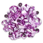 Pink Metallic Streamers – Reflective 20-Pack for Baby Showers, Valentine’s & Celebrations