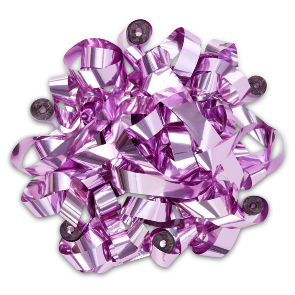 Pink Metallic Streamers – Reflective 20-Pack for Baby Showers, Valentine’s & Celebrations