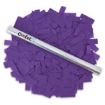 Purple Confetti Stick Eco Friendly 14" Flick Stick for Birthdays Weddings and Themed Celebrations