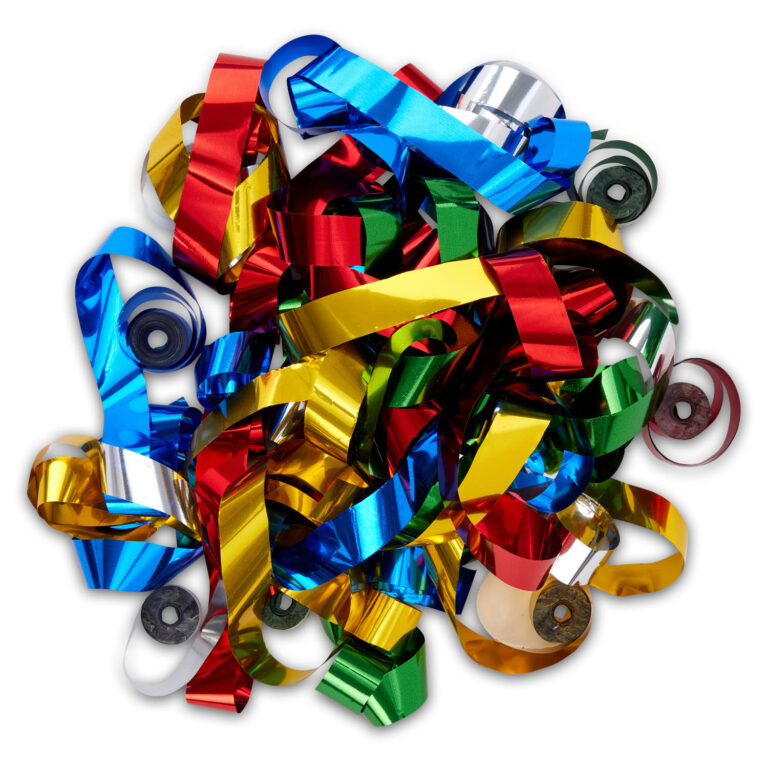Multicolor Metallic Streamer