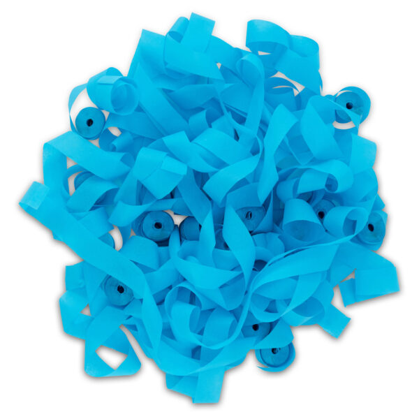 delightful light blue flameproof streamers