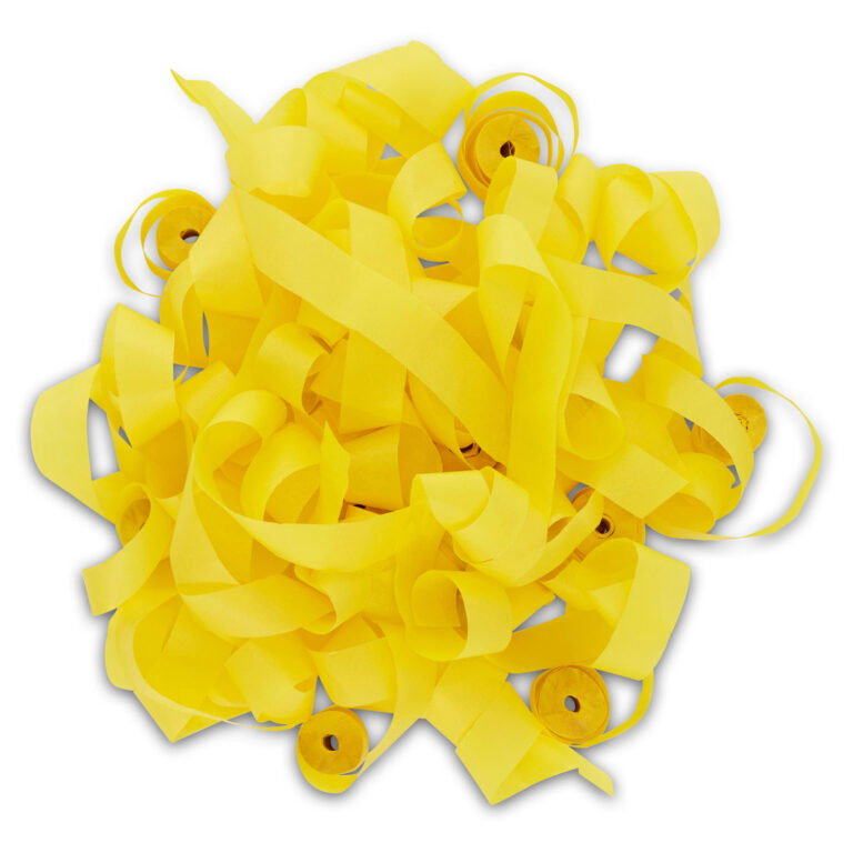 Radiant Yellow Flameproof Streamers 10m x 2cm