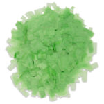 Green Rice Paper Confetti – Water-Soluble, Biodegradable & Edible (1LB Loose Pack)