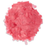 Red Rice Paper Confetti – Water-Soluble, Biodegradable & Edible (1LB Loose Pack)