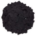 Black Flameproof Tissue Paper Confetti – 1lb Loose Pack