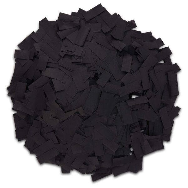 Black Flameproof Tissue Paper Confetti – 1lb Loose Pack