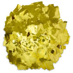 Rectangle Gold Metallic Confetti – Premium Mylar Slow-Falling 1lb Loose Pack