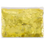 Rectangle Gold Metallic Confetti – Premium Mylar Slow-Falling 1lb Loose Pack - Image 2