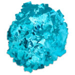 Rectangle Light Blue Metallic Confetti – Premium Mylar Slow-Falling 1lb Loose Pack