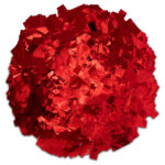 Rectangle Red Metallic Confetti – Premium Mylar Slow-Falling 1lb Loose Pack