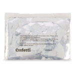 Rectangle Silver Metallic Confetti – Premium Mylar Slow-Falling 1lb Loose Pack - Image 2