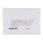 Rectangle White Metallic Confetti – Premium Mylar Slow-Falling 1lb Loose Pack - Image 2