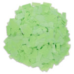 Green UV Confetti – Black Light Reactive, Flameproof & Biodegradable (1lb)