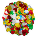 Enchanting Multicolor Flameproof Metallic Heart Confetti Loose
