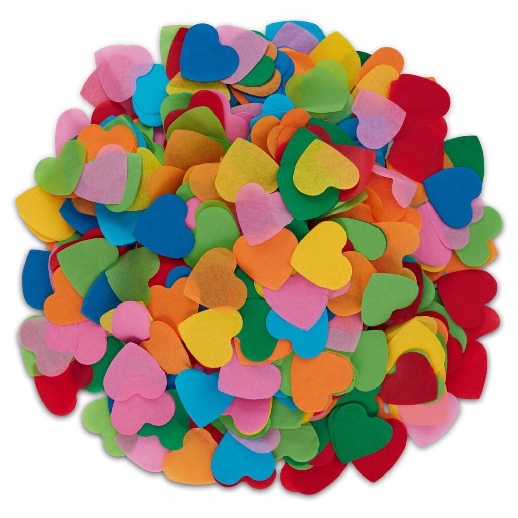 Heart Tissue Confetti Cannon