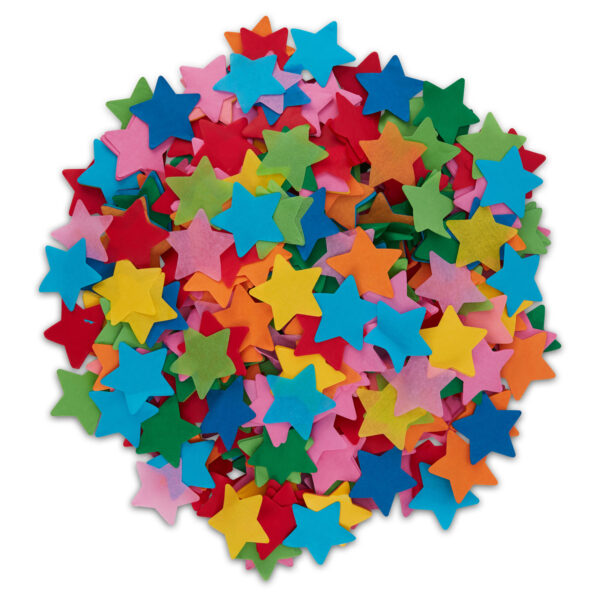 Star Confetti – Rainbow Flameproof & Biodegradable 1lb Loose Pack
