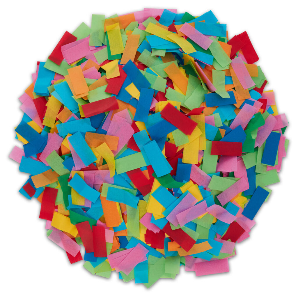 Multicolor Tissue Paper Confetti