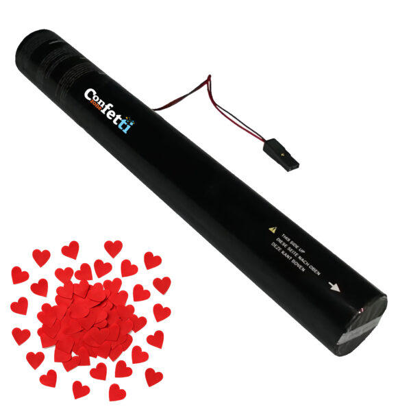 Red Heart Tissue confetti cannon