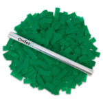 Dark Green confetti stick