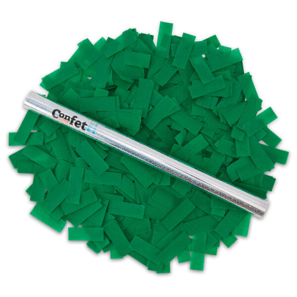 Dark Green confetti stick