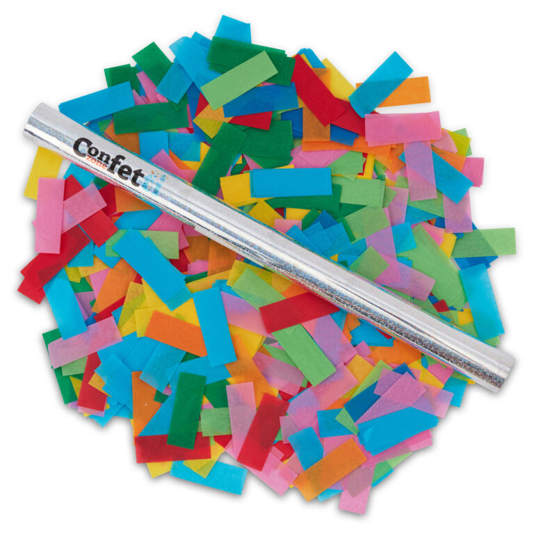 Multicolor confetti stick