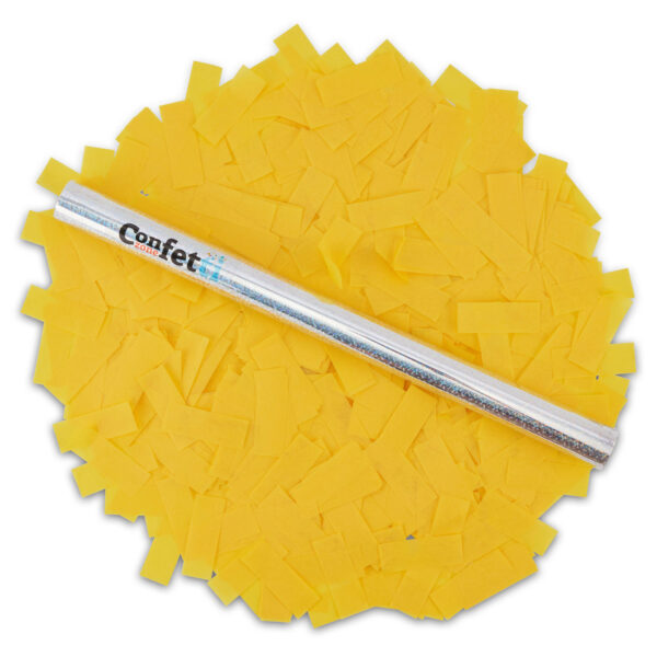 Yellow confetti stick