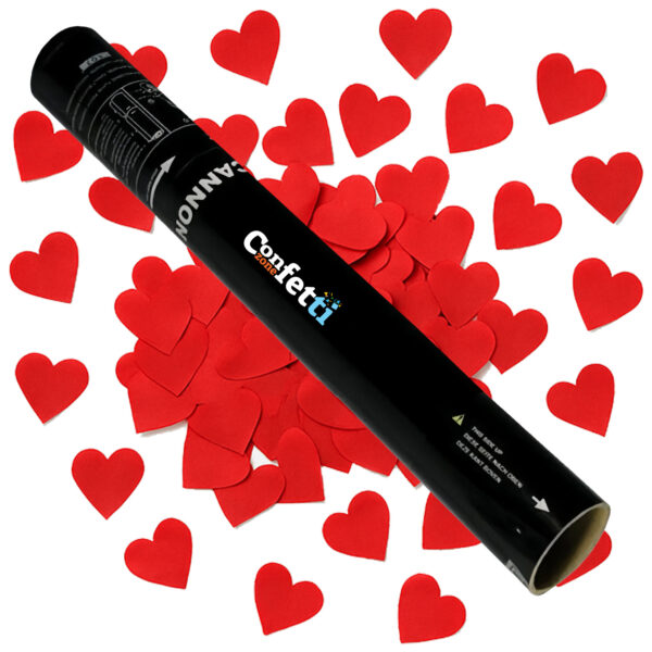 HEART Tissue Paper Hand Confetti Cannon
