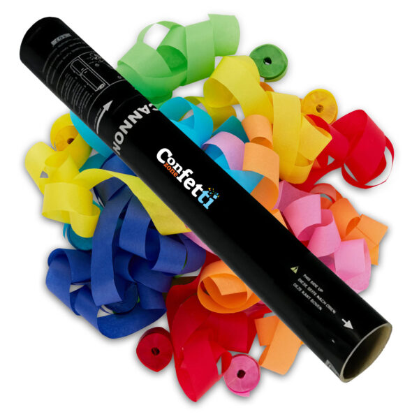 Multicolor Tissue Streamer Hand Confetti Cannon 32 24 16 12