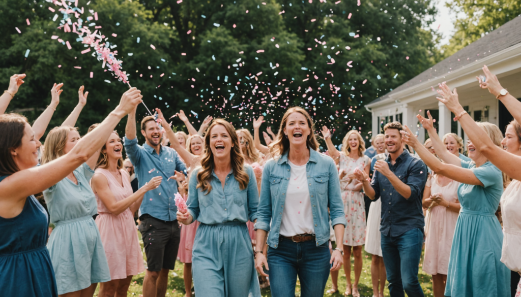 confetti cannon gender reveal