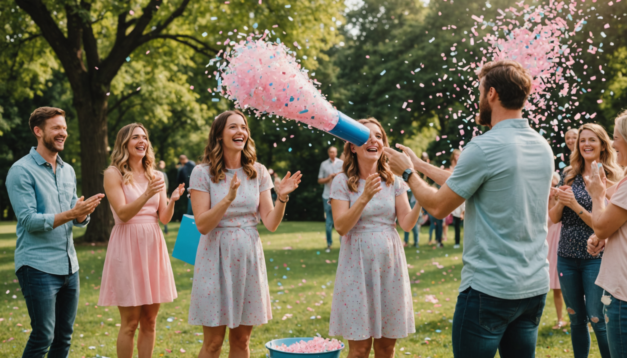 confetti cannon gender reveal