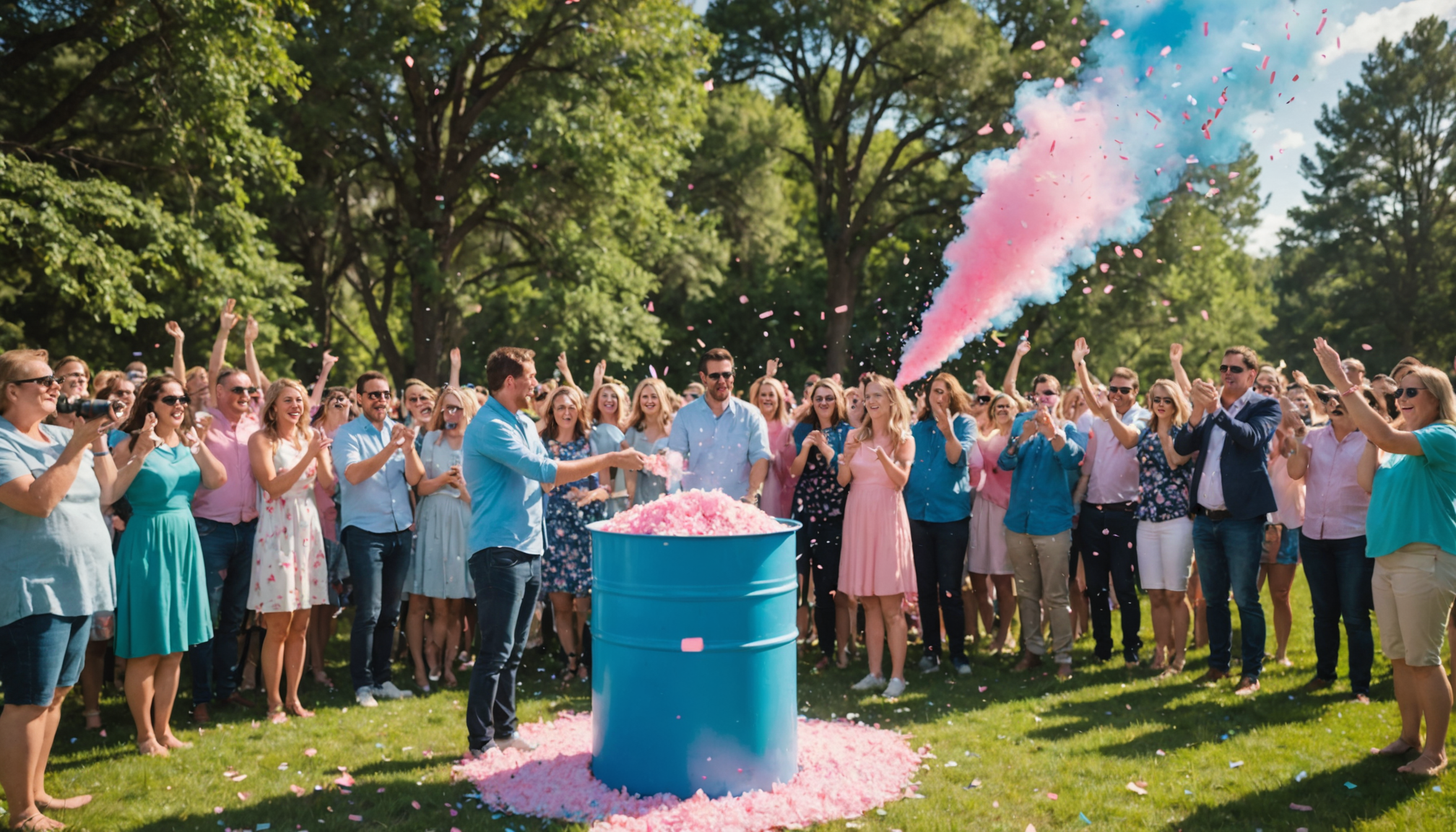 gender reveal cannon