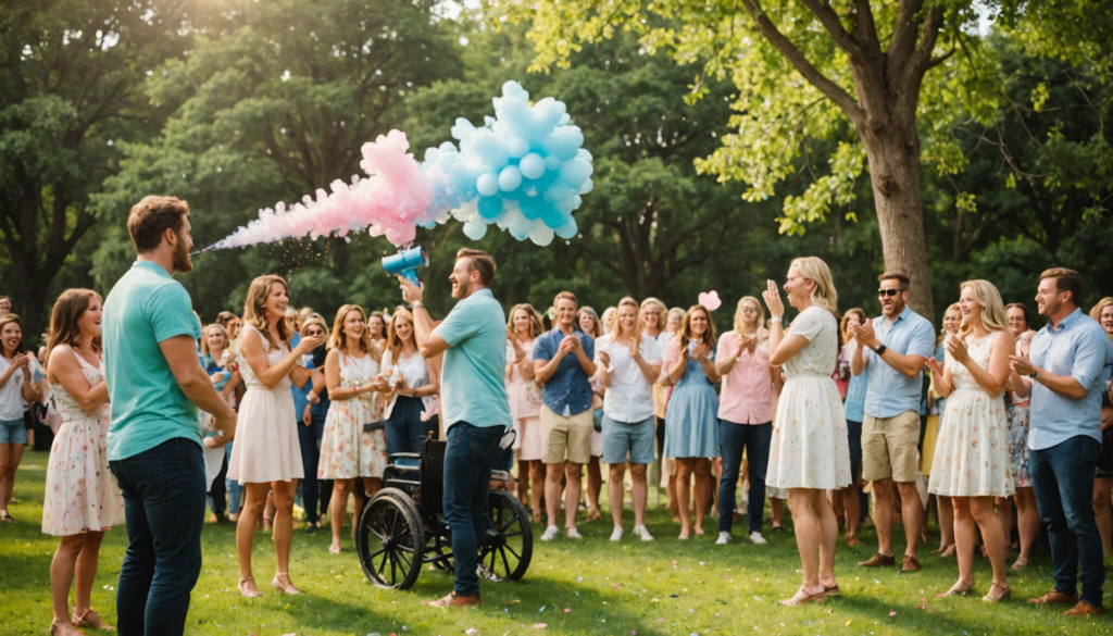gender reveal cannon