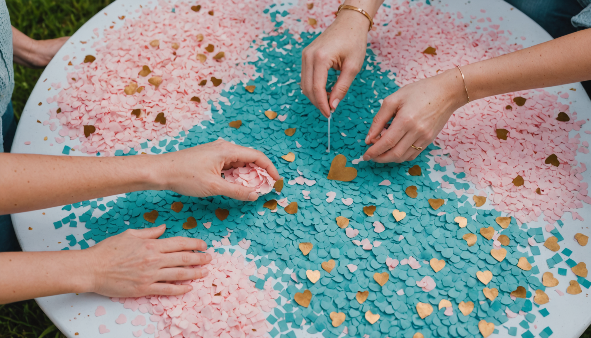 confetti cannon gender reveal