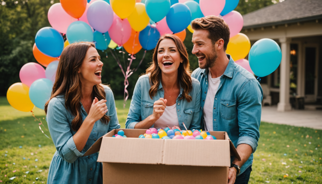balloon in box gender reveal