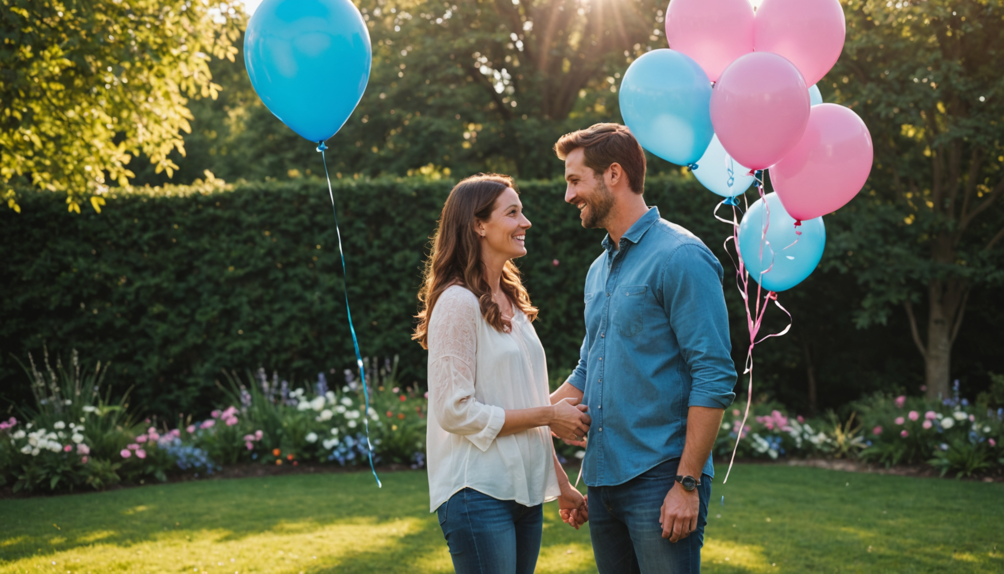 gender reveal balloon in box
