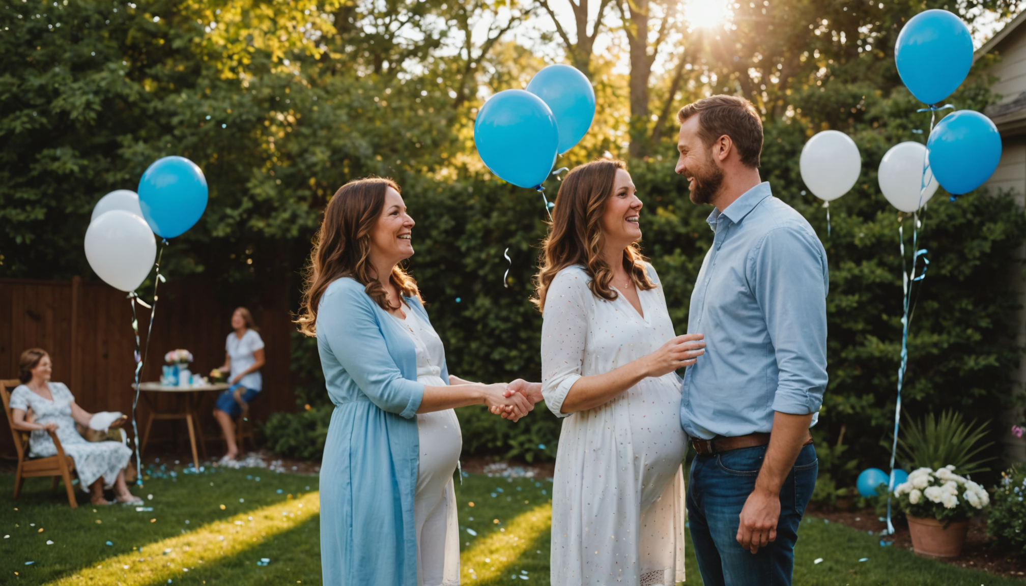 gender reveal balloon in box