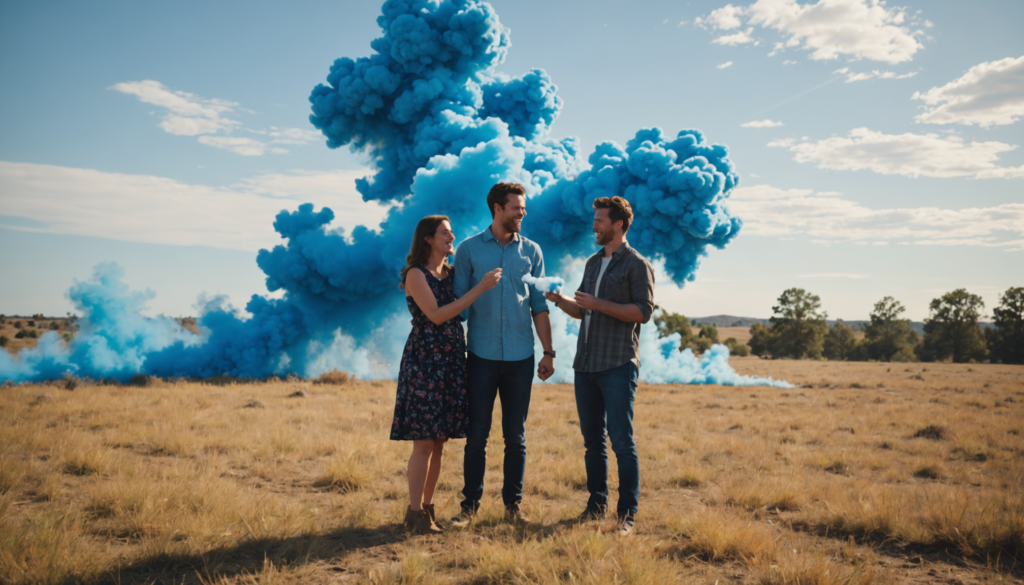 gender reveal smoke bombs