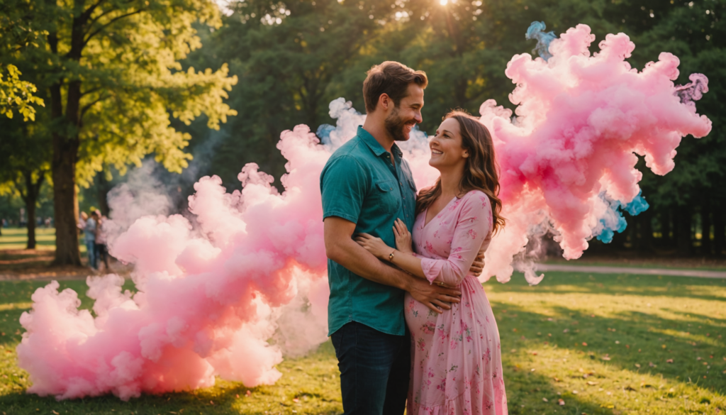 gender reveal smoke bombs