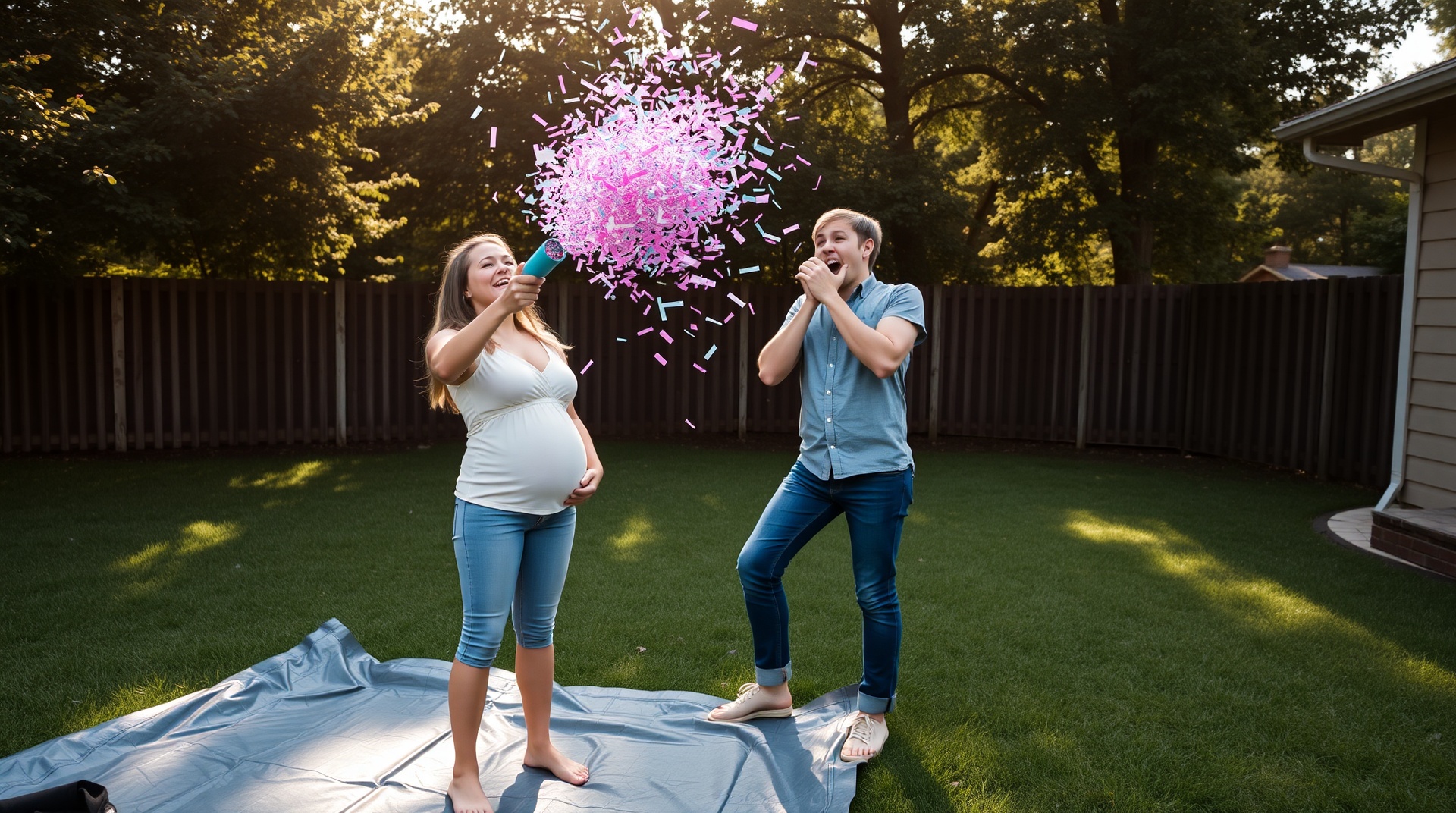 confetti cannon for gender reveal