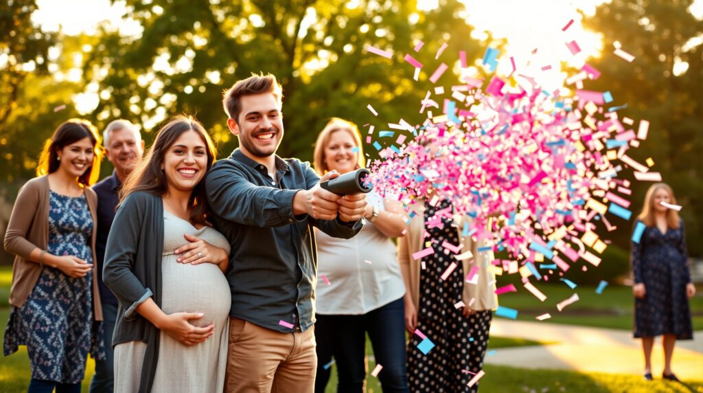 confetti cannon for gender reveal