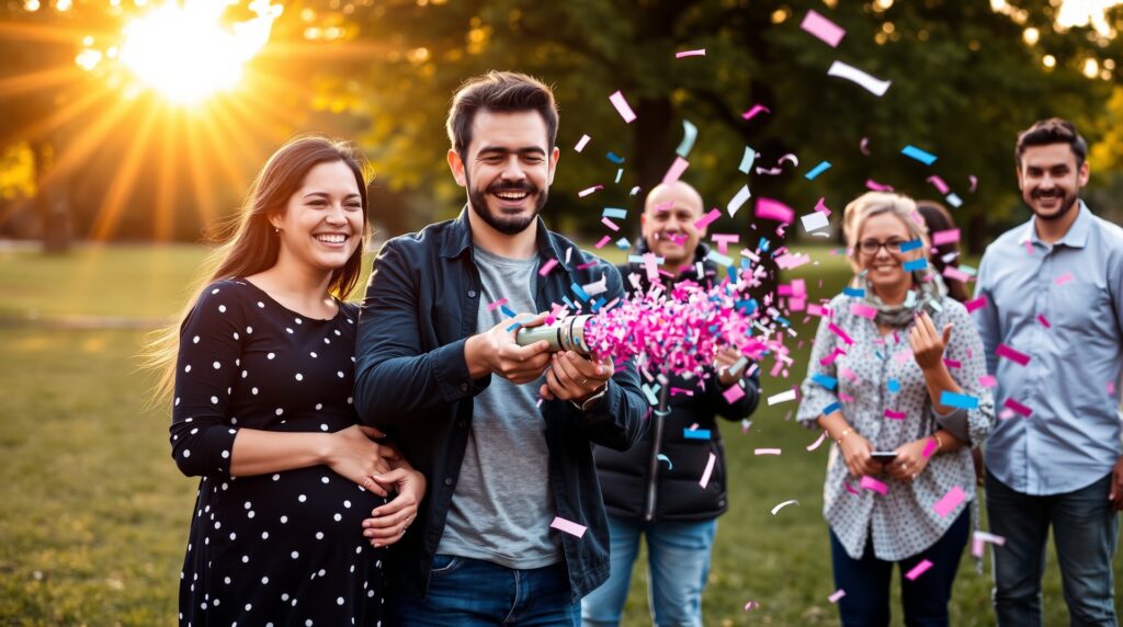 confetti cannon for gender reveal