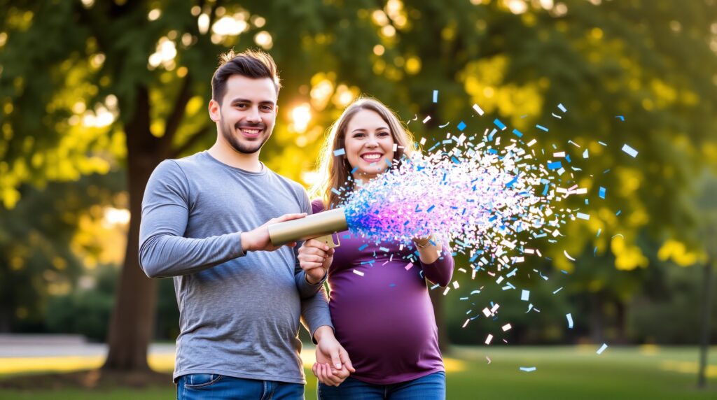 confetti cannon for gender reveal