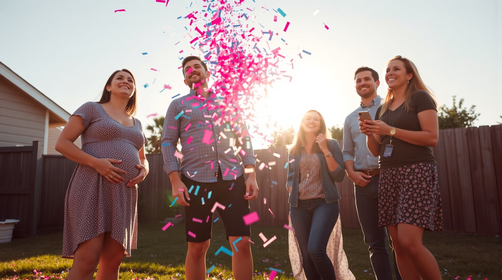 confetti cannon for gender reveal