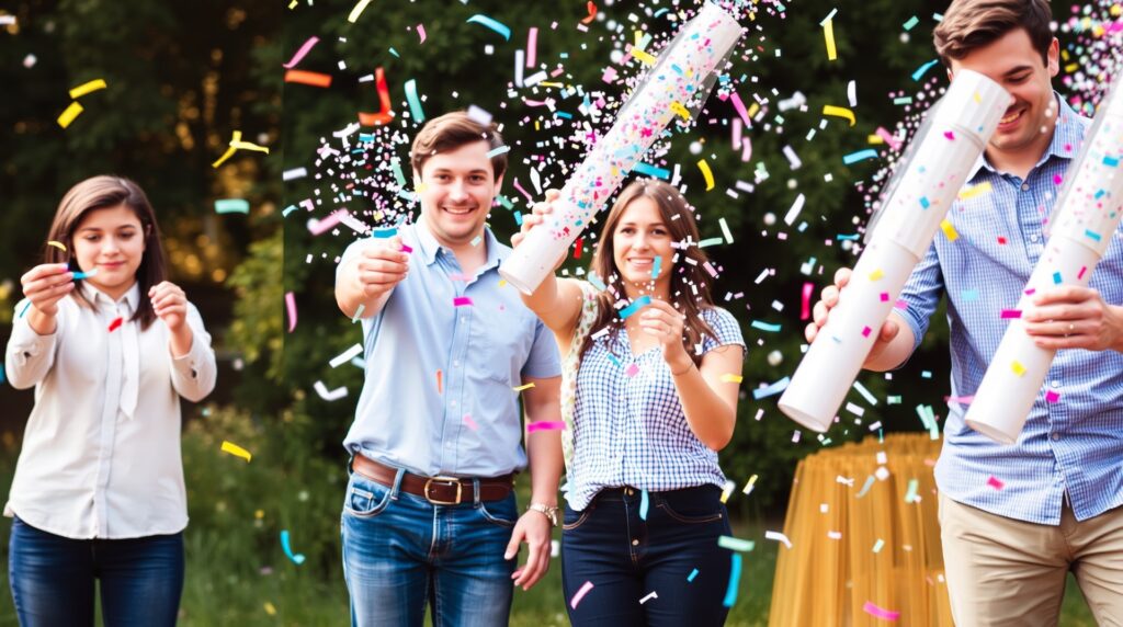 confetti cannon for gender reveal