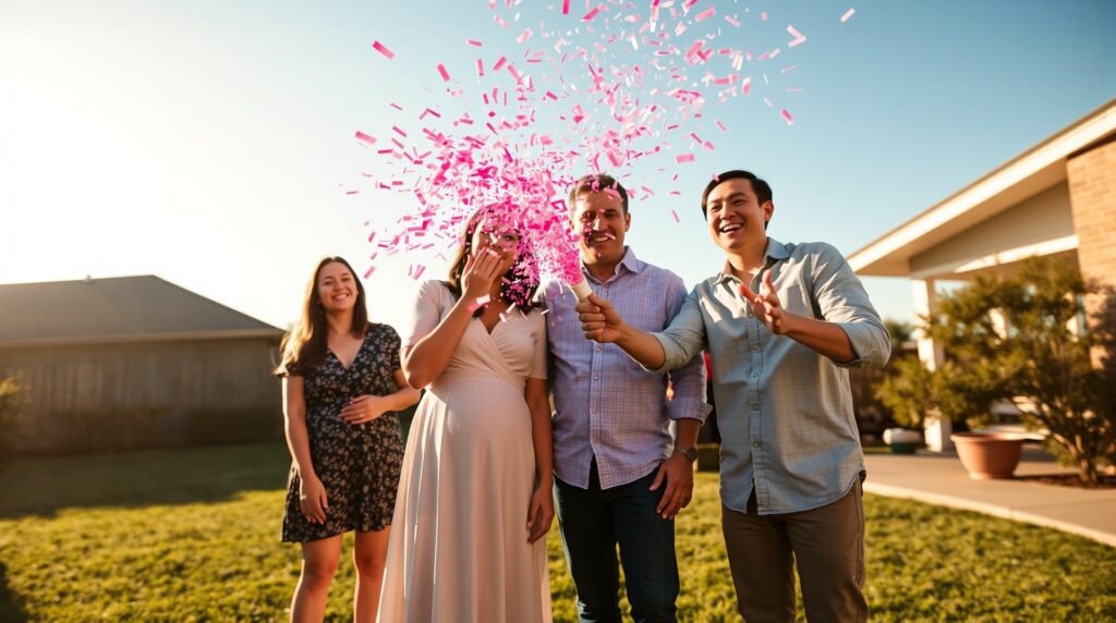 confetti cannon for gender reveal