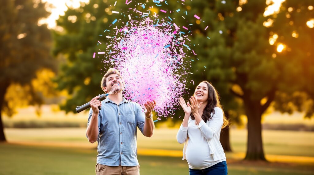 confetti cannon for gender reveal