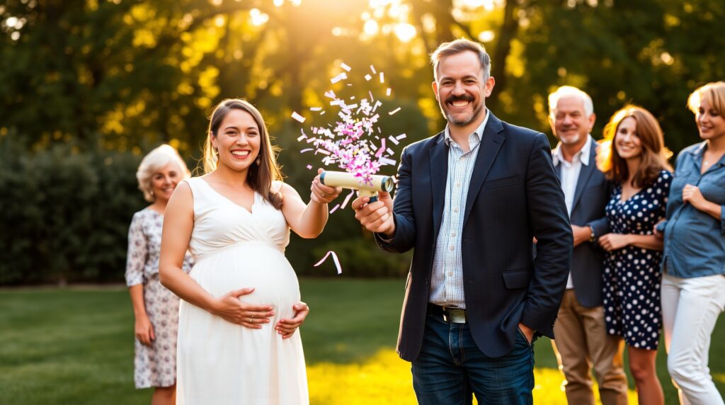 confetti cannon for gender reveal