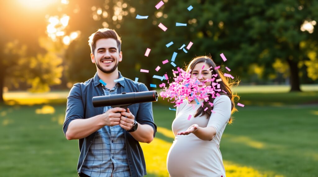 confetti cannon for gender reveal