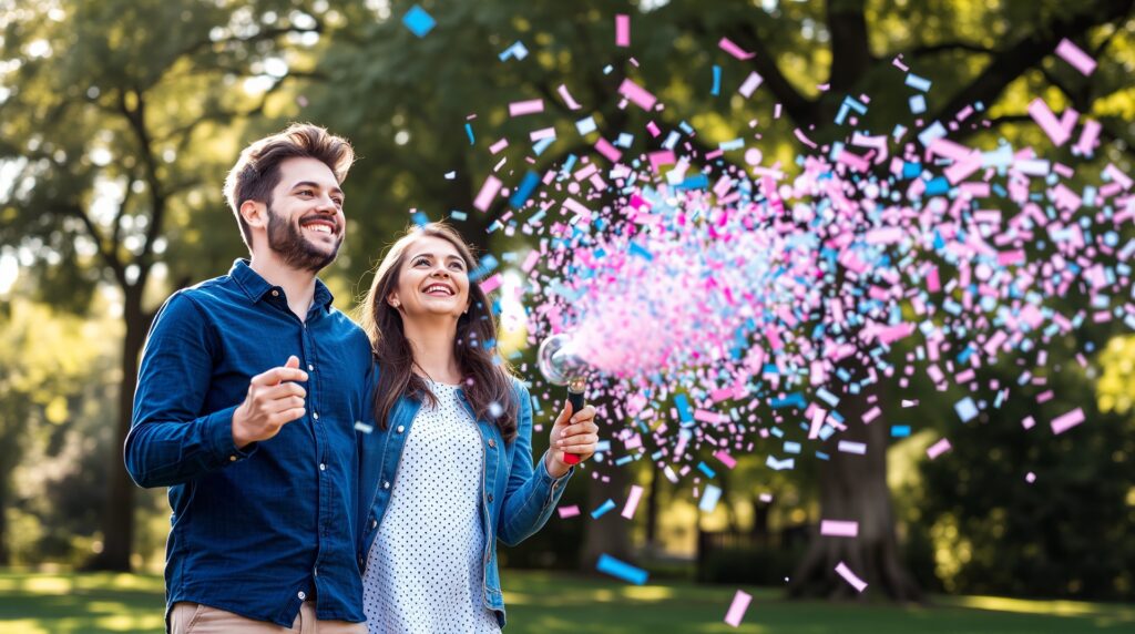confetti cannon for gender reveal